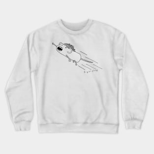 super mouse (black) Crewneck Sweatshirt